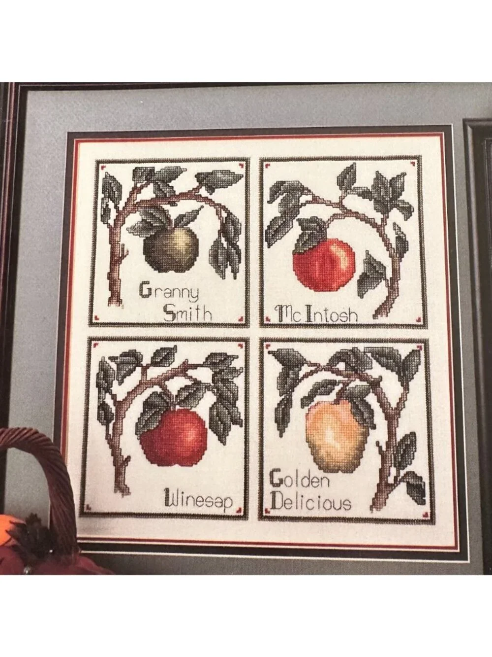Fruits Of The Seasons Cross Stitch Pattern Book By RainDrop Stoney Creek Collect